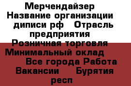 Мерчендайзер › Название организации ­ диписи.рф › Отрасль предприятия ­ Розничная торговля › Минимальный оклад ­ 25 000 - Все города Работа » Вакансии   . Бурятия респ.